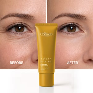 skinChemists Sérum contorno de ojos antiedad avanzado con colágeno al 2%, 15 ml.