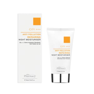 skinPharmacy Crema hidratante de noche reparadora, antipolución y antiedad City +++ 30 ml