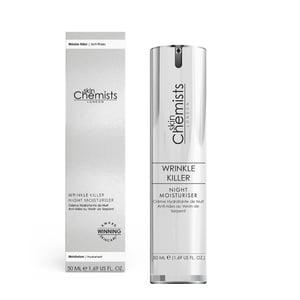 skinChemists Crema hidratante de noche antiarrugas y sérum facial
