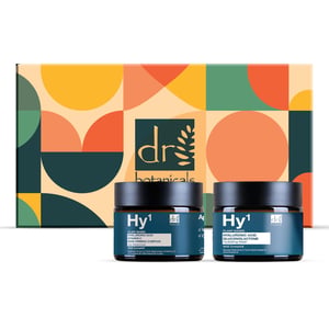 Dr. Botanicals Kit de crema hidratante y mascarilla de día antiedad con ácido hialurónico