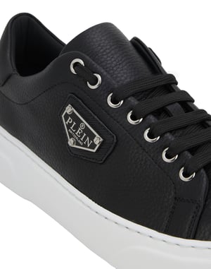 Leather Lo-Top Sneakers Iconic Plein