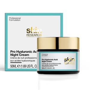 Skin Research Crema de noche antiedad con ácido hialurónico avanzado Pro 50 ml