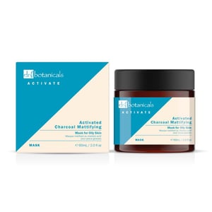 Dr. Botanicals Mascarilla matificante antiedad con carbón activado 60 ml