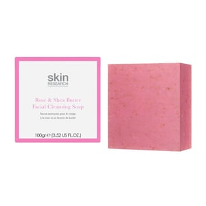Skin Research Jabón facial limpiador de rosas de Provenza 100 g