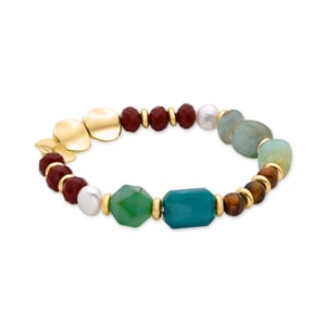 Pulsera Luxenter Miyou acabado oro 18k