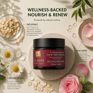 Dr. Botanicals Crema hidratante antiedad de día y de noche La Rose Francaise 50 ml