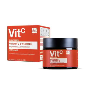 Dr. Botanicals Sérum facial con vitamina C y ácido hialurónico 30 ml + Crema hidratante antiedad dúo 60 ml