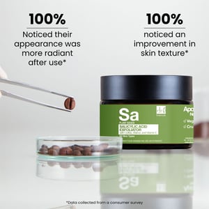 Dr. Botanicals Exfoliante antiedad con ácido salicílico, café, nuez y vitamina E, 60 ml.
