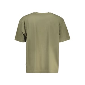 Camiseta de Hombre de Algodón Verde Guess Jeans