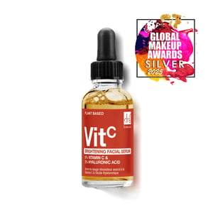 Dr. Botanicals Crema hidratante y sérum facial antiedad con vitamina C.