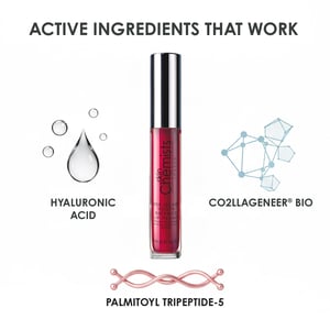 skinChemists Set dúo de luminosidad para pestañas y labios con cuarzo rosa