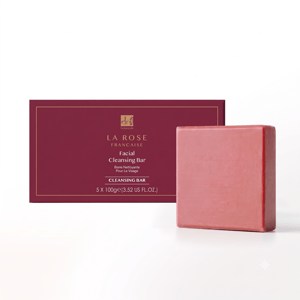 Dr. Botanicals Barra limpiadora facial antiedad La Rose Francaise (paquete de 5) 100 g x 5