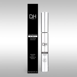 Dr H Máscara de pestañas voluminizadora 4 en 1 Lash Precision, 8 ml