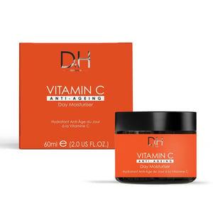 Dr H Crema hidratante de día antiedad con vitamina C, 60 ml.
