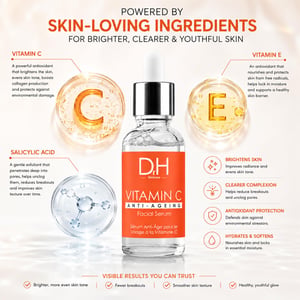 Dr H Sérum facial antiedad con vitamina C 30 ml