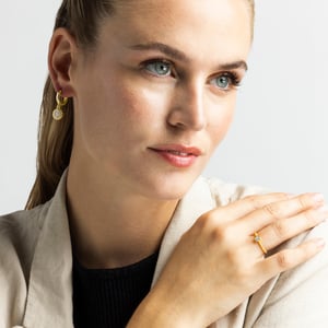 Anillo Luxenter Naadim De Plata De Ley 925 Con Baño De Oro