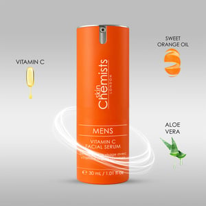 skinChemists Kit completo de rutina antiedad con vitamina C para hombres
