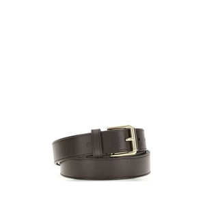 Cinturón Regular de Cuero de Ternera Marrón Bos Taurus de Givenchy