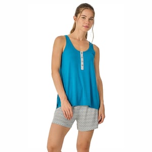 Pijamas de verano cortos sin mangas para mujer JJB26