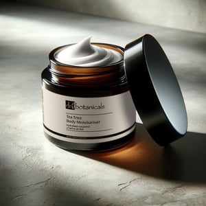 Dr. Botanicals Crema hidratante corporal antiedad con eucalipto y árbol de té, 120 ml.