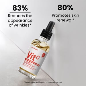 Dr. Botanicals Sérum facial iluminador antiedad con vitamina C al 3%, complejo de ácido poliglutámico al 1% y 30 ml.