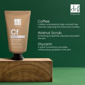 Dr. Botanicals Exfoliante facial antiedad renovador con superalimentos de café, 30 ml
