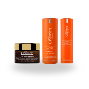 skinChemists Kit de vacaciones antiedad y reafirmante para hombre