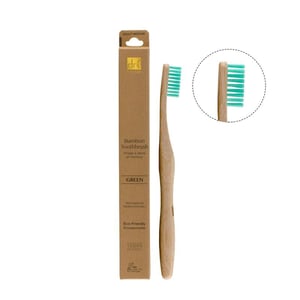 Dr. Botanicals Kit de cepillo de dientes de bambú en tonos pastel
