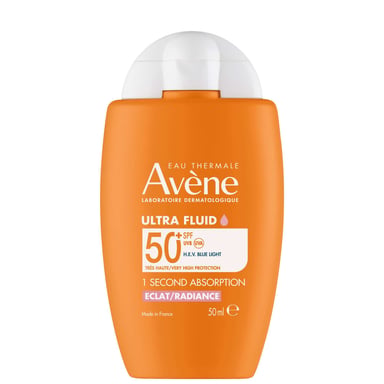 Protector Solar Ultra Fluido Radiance Avène SPF50+ 50ml para Piel Radiante