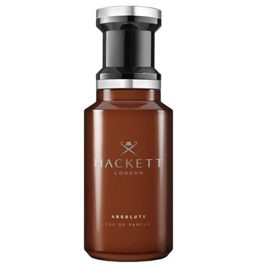 Hackett London Absolute Eau de Parfum 100ml para hombres, fragancia ambarina-frutal apta para veganos