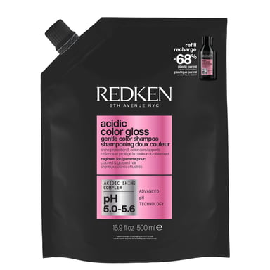 Pouch de Recarga de Shampoo Redken Acidic Color Gloss para Color y Brillo Vibrantes