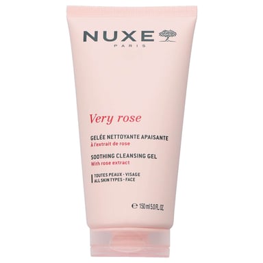 Nuxe Very Rose Gel Limpiador Suave 150 ml para Calmar la Piel