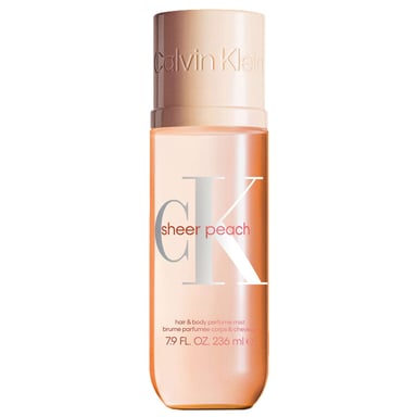 Bruma Corporal Calvin Klein Sheer Peach 236ml - Fragancia Refrescante para Cabello y Piel