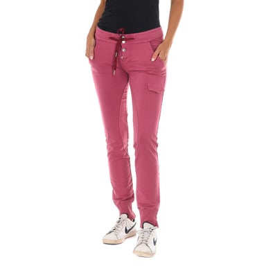 Pantalon Largo con bajos ajustables con cremallera 10DBF0059-J100 mujer