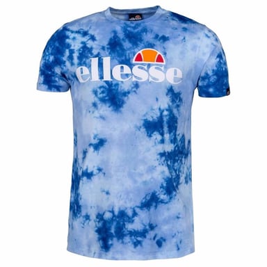 Camiseta azul de Ellesse Prado Tie Dye Mens