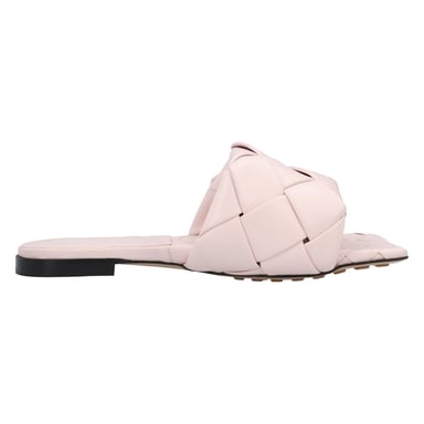 Bottega Veneta Lido Flat Sandal pink
