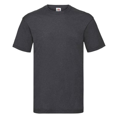 Fruit Of The Loom Mens Valueweight Short Sleeve T-Shirt (Dark Heather)
