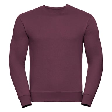 Russell Mens Authentic Sweatshirt (Slimmer Cut) (Burgundy)