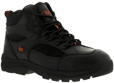 Tradesafe David Mens Leather Safety Boots Black