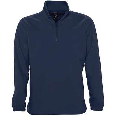 SOLS Ness Unisex Zip Neck Anti-Pill Fleece Top (Navy)