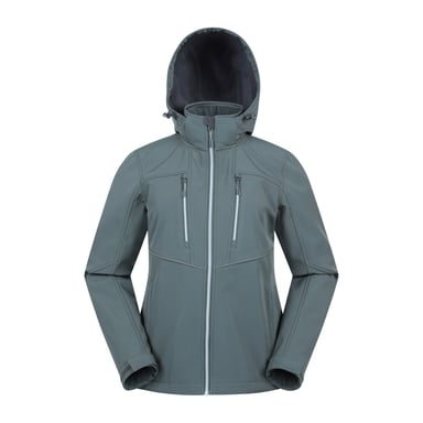 Mountain Warehouse Womens/Ladies Genesis Windproof Soft Shell Jacket (Green)