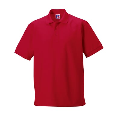 Russell Mens Ultimate Classic Cotton Polo Shirt (Classic Red)