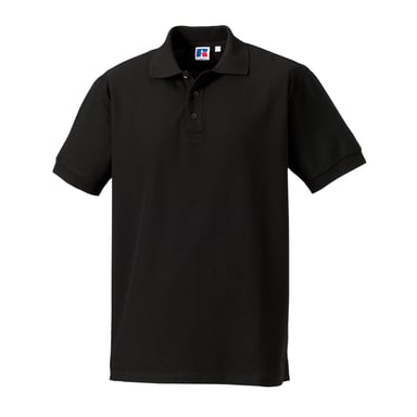 Russell Mens Ultimate Classic Cotton Polo Shirt (Black)