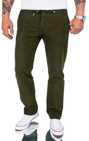 Rock Creek Stoffhose Dunkelgrün