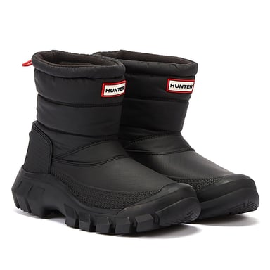 Botas de cuero para mujer Hunter Intrepid Short Snow