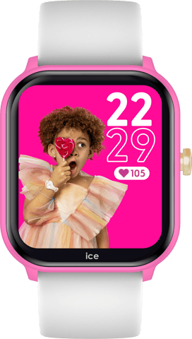 Ice Watch Ice Smart Junior 2.0 - Flashy Pink - White Girls's White Watch 022798