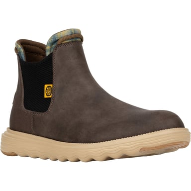 HEYDUDE Branson Classic Polyurethane Men's Desert Brown Boots