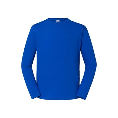 Fruit of the Loom Mens Iconic Premium Long-Sleeved T-Shirt (Royal Blue)