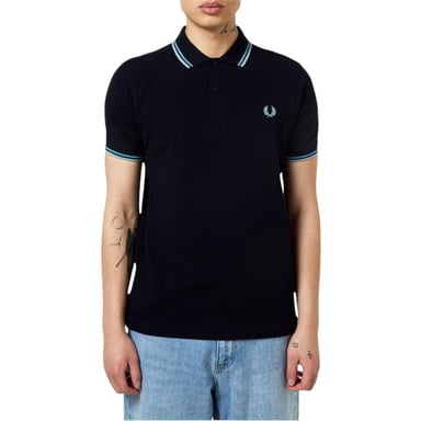 Fred Perry M3600 Twin Tipped Polo Shirt In Navy