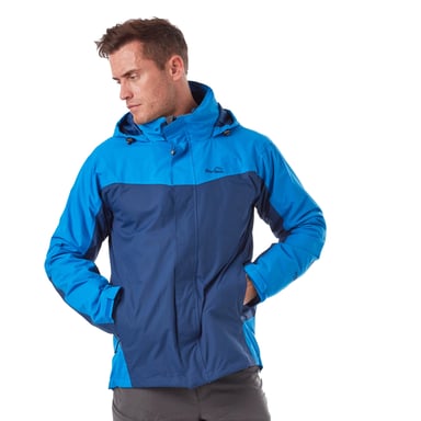 Peter Storm Men's Lakeside 3 in 1 Waterproof Jacket with Rollaway Hood, Hiking Raincoat